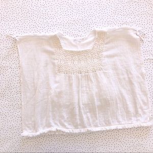 Zara Kids Girls Boho Top embroidered Size 10 140cm